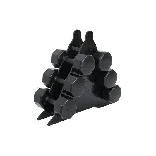 PS SPORT 3 Çift Dumbbell Set 3kg 4kg 5kg Standlı - Evde Profesyonel Fitness Antrenmanı