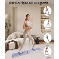 Terapio Katlanabilir Aç Kapa Kayak Egzersiz Aleti - Evde Pilates ve Fitness Spor Seti