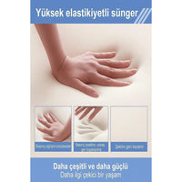 Terapio Ortopedik Ayak Destek Yastığı 23x50x40cm - Kan Dolaşımı ve Uyku Konforu İçin