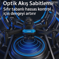 Terapio J18 PRO Drone 1080P Kameralı WiFi Destekli Engel Kaçınma Özellikli Takla Atabilen