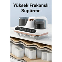 Terapio Akıllı UV Süpürge - Yatak Halı Koltuk Temizliği Sessiz Güçlü Emiş