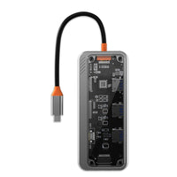 Turbo 100W Type-C HDMI VGA Ethernet Çok Fonksiyonlu Dönüştürücü iPad MacBook Uyumlu