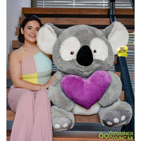 120 cm Hollywood Koala Dev Boy Peluş Oyuncak - Sarılmalık Yumuşak Hediye | Terapio