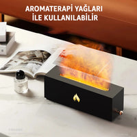 Terapio Şömine Görünümlü LED'li Difüzör ve Hava Nemlendirici