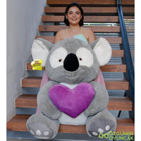 120 cm Hollywood Koala Dev Boy Peluş Oyuncak - Sarılmalık Yumuşak Hediye | Terapio